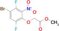 Methyl 2-(4-bromo-3,6-difluoro-2-nitrophenoxy)acetate