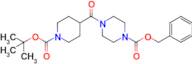 Benzyl 4-(1-(tert-butoxycarbonyl)piperidine-4-carbonyl)piperazine-1-carboxylate