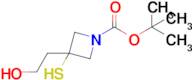 Tert-butyl 3-(2-hydroxyethyl)-3-mercaptoazetidine-1-carboxylate