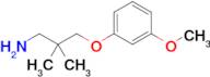 3-(3-Methoxyphenoxy)-2,2-dimethylpropan-1-amine