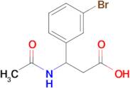 3-Acetamido-3-(3-bromophenyl)propanoic acid