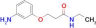 3-(3-Aminophenoxy)-N-ethylpropanamide