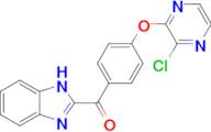 (1H-benzo[d]imidazol-2-yl)(4-((3-chloropyrazin-2-yl)oxy)phenyl)methanone