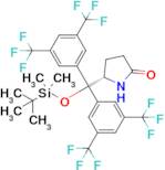 (S)-5-(bis(3,5-bis(trifluoromethyl)phenyl)((tert-butyldimethylsilyl)oxy)methyl)pyrrolidin-2-one