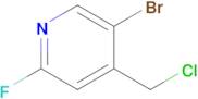 5-Bromo-4-(chloromethyl)-2-fluoropyridine