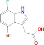 2-(4-Bromo-7-fluoro-1H-indol-3-yl)acetic acid