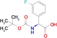 (S)-2-((tert-butoxycarbonyl)amino)-2-(3-fluorophenyl)acetic acid