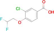 3-Chloro-4-(2,2-difluoroethoxy)benzoic acid