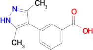 3-(3,5-Dimethyl-1H-pyrazol-4-yl)benzoic acid