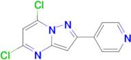 5,7-Dichloro-2-(pyridin-4-yl)pyrazolo[1,5-a]pyrimidine