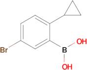 (5-Bromo-2-cyclopropylphenyl)boronic acid