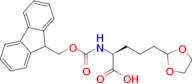 (S)-2-((((9H-fluoren-9-yl)methoxy)carbonyl)amino)-5-(1,3-dioxolan-2-yl)pentanoic acid