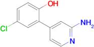 2-(2-Aminopyridin-4-yl)-4-chlorophenol