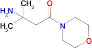 3-Amino-3-methyl-1-morpholinobutan-1-one