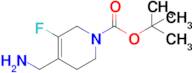 Tert-butyl 4-(aminomethyl)-5-fluoro-3,6-dihydropyridine-1(2H)-carboxylate