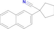 1-(Naphthalen-2-yl)cyclopentane-1-carbonitrile