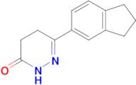 6-(2,3-Dihydro-1H-inden-5-yl)-4,5-dihydropyridazin-3(2H)-one