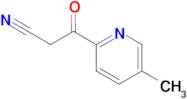 3-(5-Methylpyridin-2-yl)-3-oxopropanenitrile