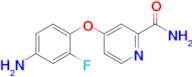 4-(4-Amino-2-fluorophenoxy)picolinamide