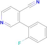 3-(2-Fluorophenyl)isonicotinonitrile