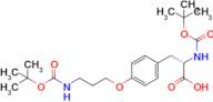 (S)-2-((tert-butoxycarbonyl)amino)-3-(4-(3-((tert-butoxycarbonyl)amino)propoxy)phenyl)propanoic ac…