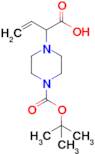 2-(4-(Tert-butoxycarbonyl)piperazin-1-yl)but-3-enoic acid