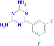6-(3,5-Difluorophenyl)-1,3,5-triazine-2,4-diamine