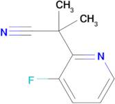 2-(3-Fluoropyridin-2-yl)-2-methylpropanenitrile