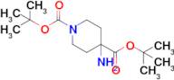 Di-tert-butyl 4-aminopiperidine-1,4-dicarboxylate