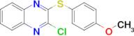 2-Chloro-3-((4-methoxyphenyl)thio)quinoxaline