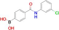 (4-((3-Chlorophenyl)carbamoyl)phenyl)boronic acid