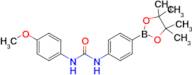 1-(4-Methoxyphenyl)-3-(4-(4,4,5,5-tetramethyl-1,3,2-dioxaborolan-2-yl)phenyl)urea