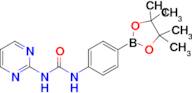 1-(Pyrimidin-2-yl)-3-(4-(4,4,5,5-tetramethyl-1,3,2-dioxaborolan-2-yl)phenyl)urea