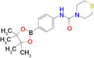 N-(4-(4,4,5,5-tetramethyl-1,3,2-dioxaborolan-2-yl)phenyl)thiomorpholine-4-carboxamide