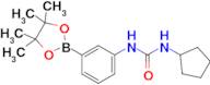 1-Cyclopentyl-3-(3-(4,4,5,5-tetramethyl-1,3,2-dioxaborolan-2-yl)phenyl)urea