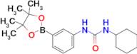 1-Cyclohexyl-3-(3-(4,4,5,5-tetramethyl-1,3,2-dioxaborolan-2-yl)phenyl)urea