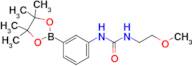 1-(2-Methoxyethyl)-3-(3-(4,4,5,5-tetramethyl-1,3,2-dioxaborolan-2-yl)phenyl)urea