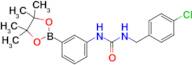 1-(4-Chlorobenzyl)-3-(3-(4,4,5,5-tetramethyl-1,3,2-dioxaborolan-2-yl)phenyl)urea