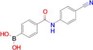 (4-((4-Cyanophenyl)carbamoyl)phenyl)boronic acid