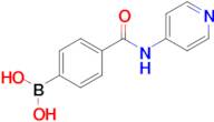 (4-(Pyridin-4-ylcarbamoyl)phenyl)boronic acid