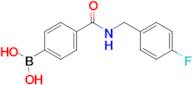 (4-((4-Fluorobenzyl)carbamoyl)phenyl)boronic acid