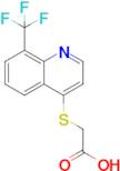 2-((8-(Trifluoromethyl)quinolin-4-yl)thio)acetic acid