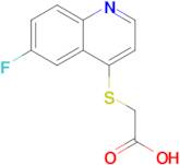 2-((6-Fluoroquinolin-4-yl)thio)acetic acid
