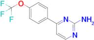 4-(4-(Trifluoromethoxy)phenyl)pyrimidin-2-amine