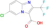 6-Chloro-2-(trifluoromethyl)imidazo[1,2-a]pyridine-3-carboxylic acid