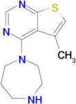 4-(1,4-Diazepan-1-yl)-5-methylthieno[2,3-d]pyrimidine