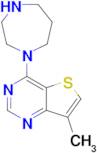 4-(1,4-Diazepan-1-yl)-7-methylthieno[3,2-d]pyrimidine