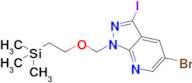 5-Bromo-3-iodo-1-((2-(trimethylsilyl)ethoxy)methyl)-1H-pyrazolo[3,4-b]pyridine