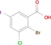 2-Bromo-3-chloro-5-iodobenzoic acid