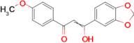 3-(2H-1,3-benzodioxol-5-yl)-3-hydroxy-1-(4-methoxyphenyl)prop-2-en-1-one